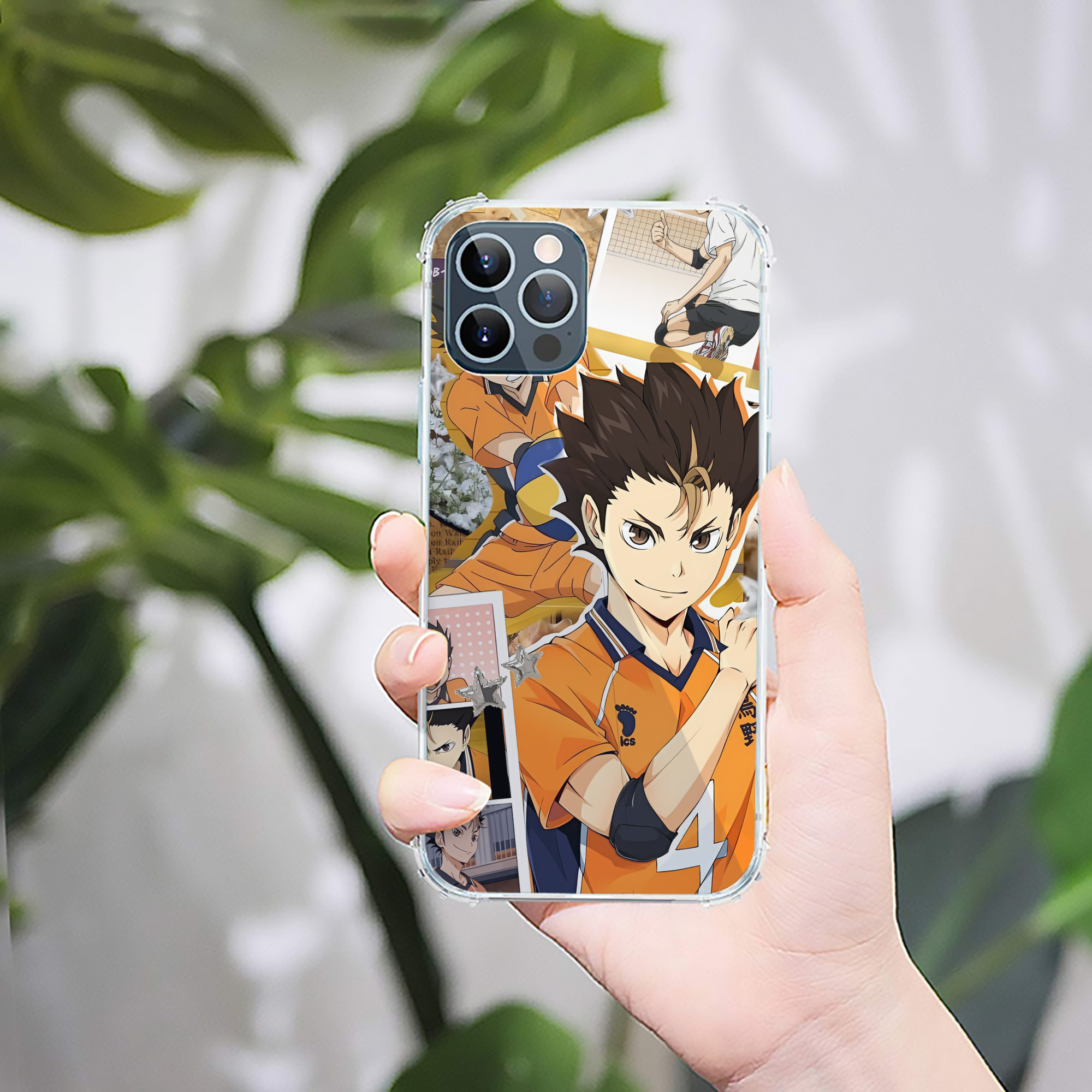（画像用） ハイキュー!! Haikyu!! 【iPhone 12シリーズ対応】透明スマホケース（クリアソフトケース）